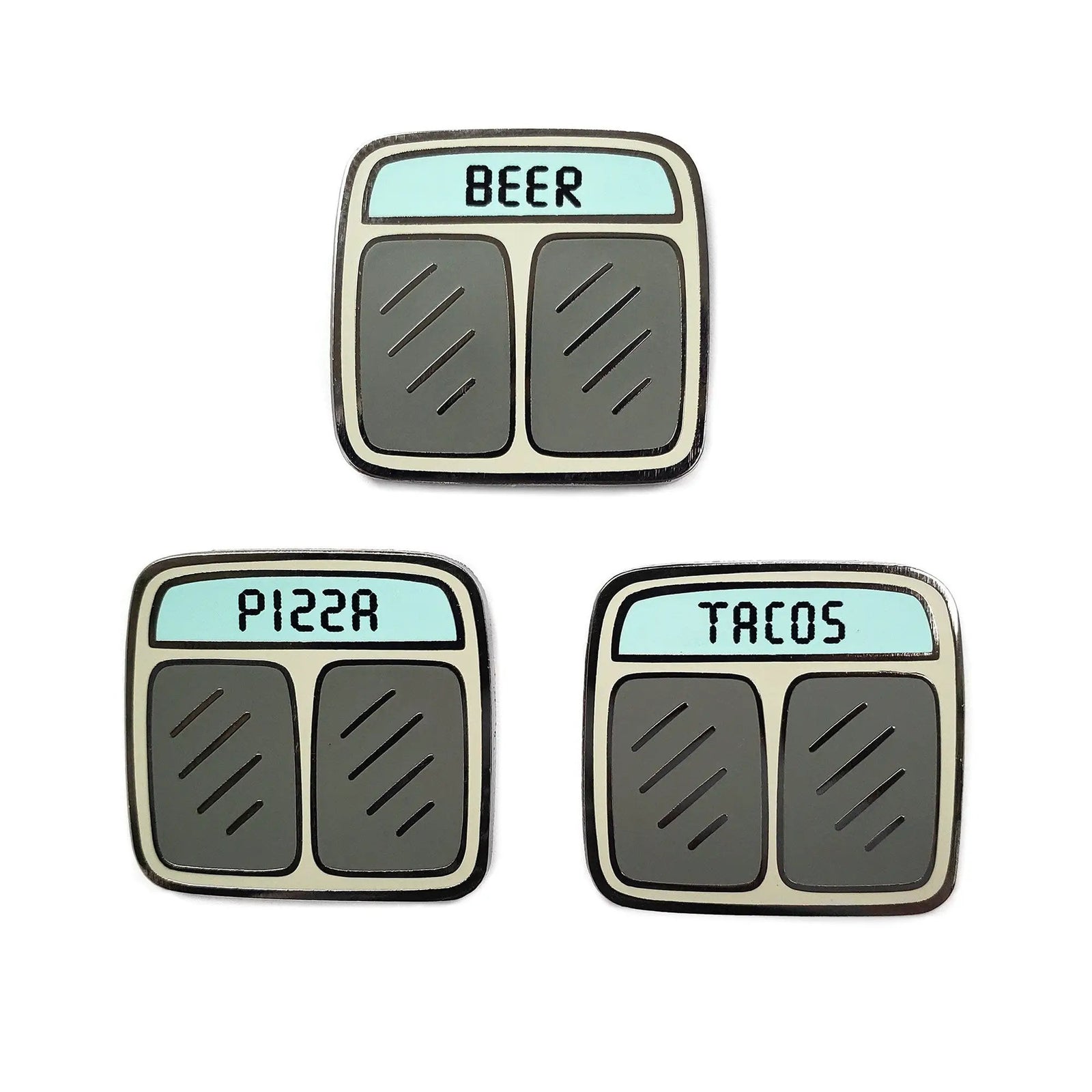 Kolorspun Scale enamel pin featuring a colorful, detailed design on a metal pinback, perfect for accessories and collectibles.