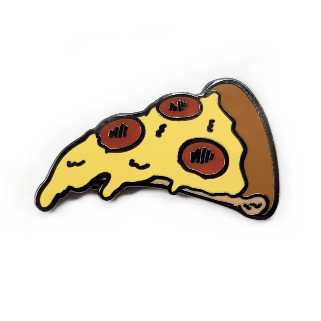 Kolorspun Pizza Slice golf ball marker featuring a colorful, fun pizza slice design for marking golf balls on the course.
