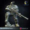 3d Printed Imperial Marine Scout Squad x5 by Meshbrain Labs