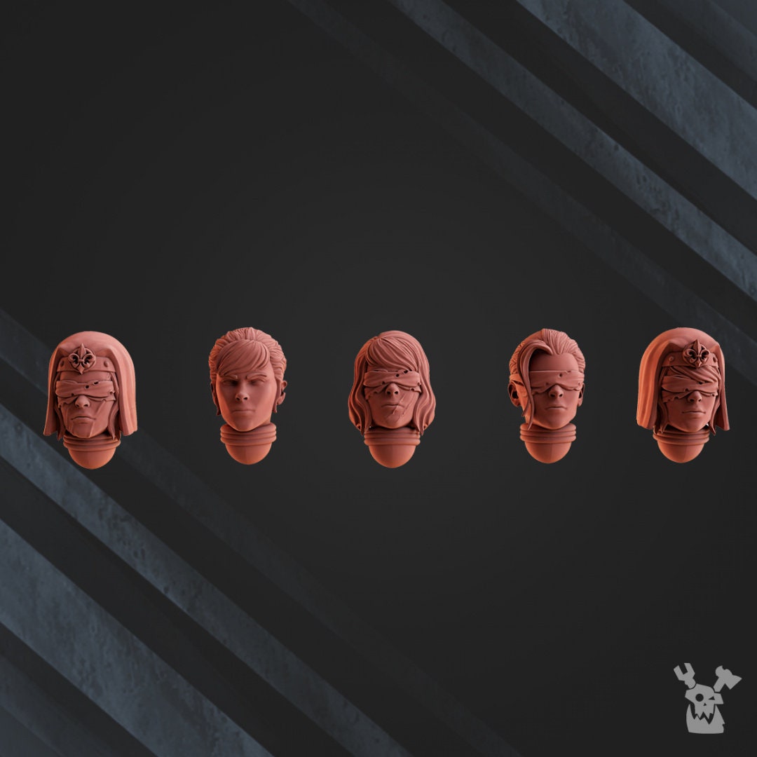 3d Printed Poenitentiam Battle Sisters Squad x5 by DakkaDakka