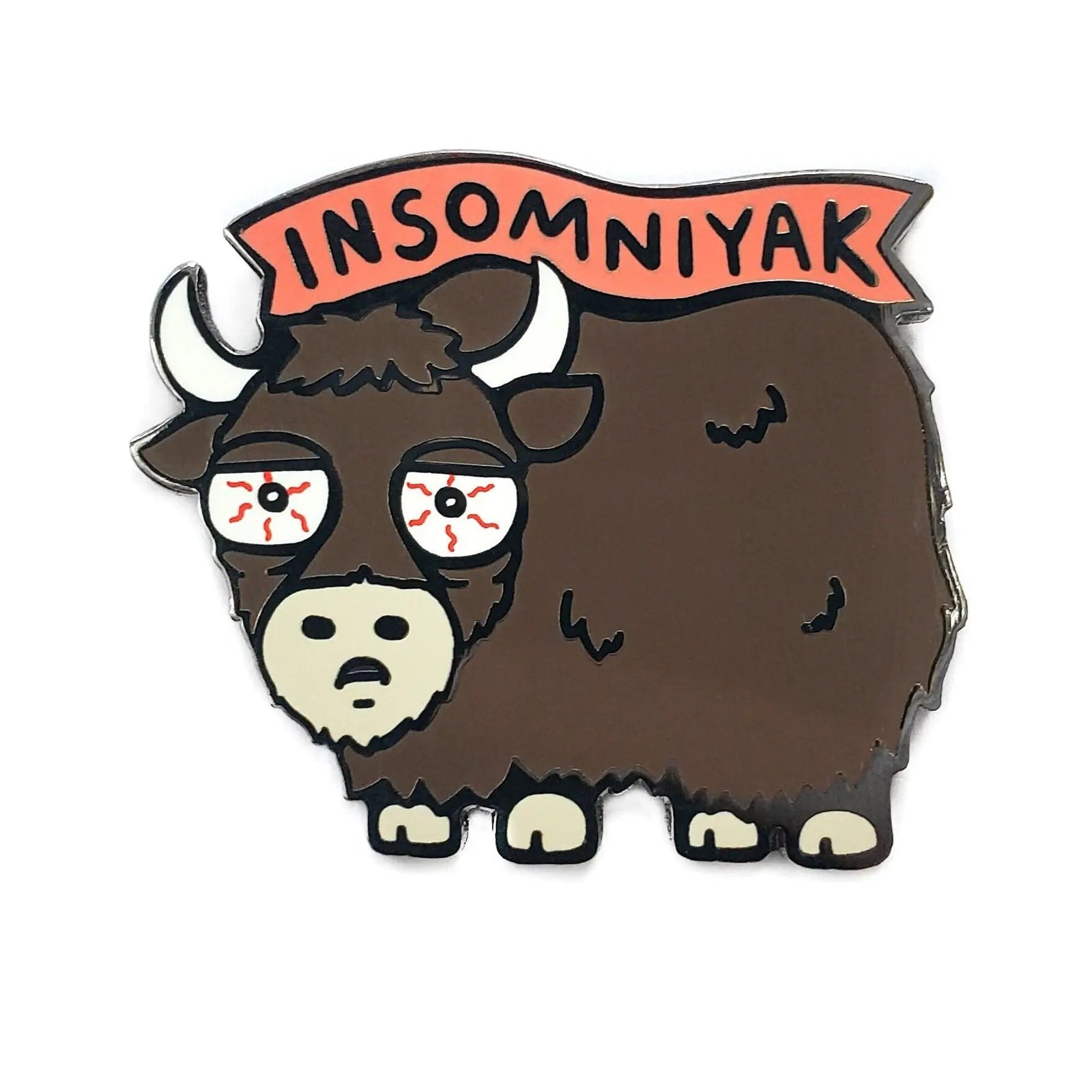Kolorspun Insomniyak Pun golf ball marker with colorful design and humorous sleep-themed illustration.