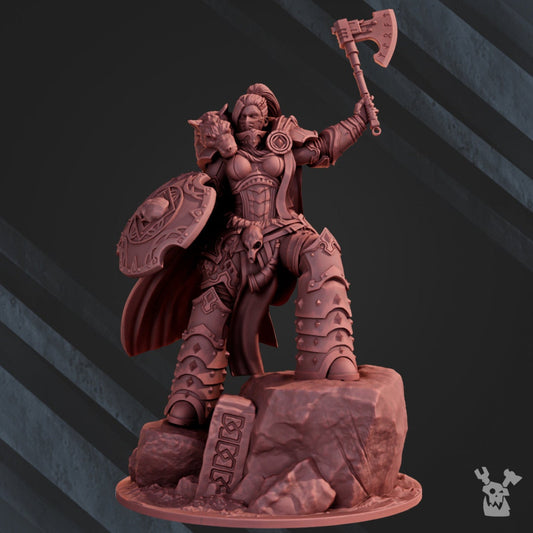 3d Printed The Wolf Queen by DakkaDakka