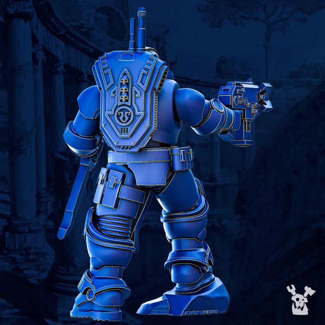 3d Printed Tacet Vestiga Squad x5 by DakkaDakka Miniatures by Last Hope Miniatures