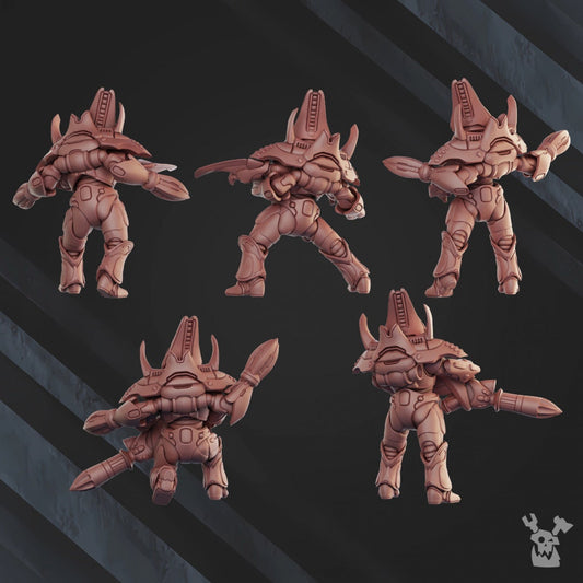 3d Printed Web Jumper Squad x5 by DakkaDakka