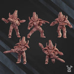 3d Printed Web Jumper Squad x5 by DakkaDakka