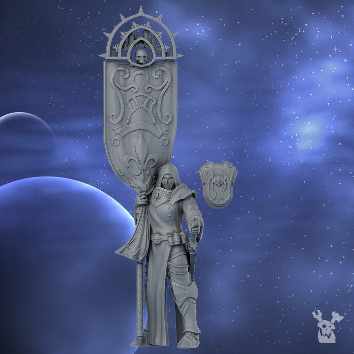 3d Printed Standard Bearer of the St. Moon by DakkaDakka