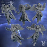 3d Printed Lunar Angels Squad x5 by DakkaDakka
