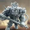 3d Printed Ork Brute Warboss by Meshbrain Labs