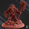 3d Printed Bull'War Ork Warboss by DakkaDakka Miniatures