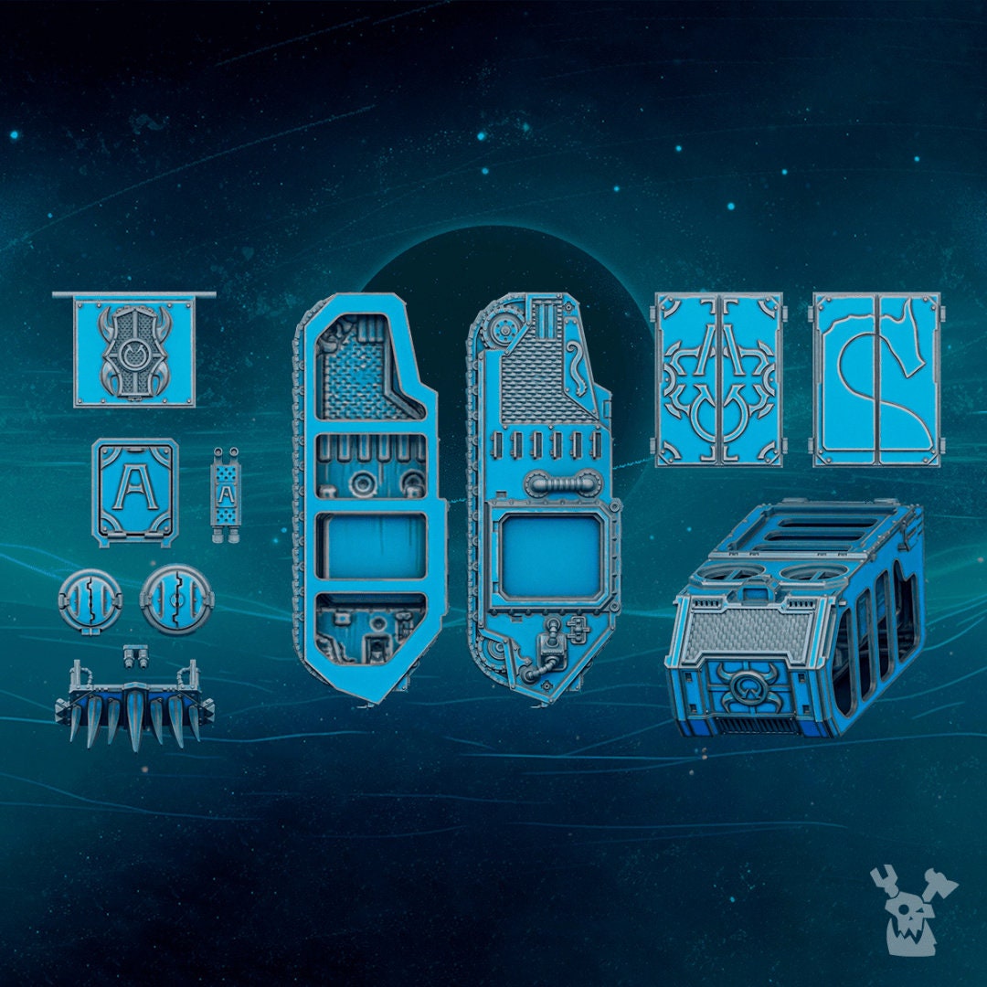 3d Printed Scylla Legion APC by DakkaDakka Miniatures