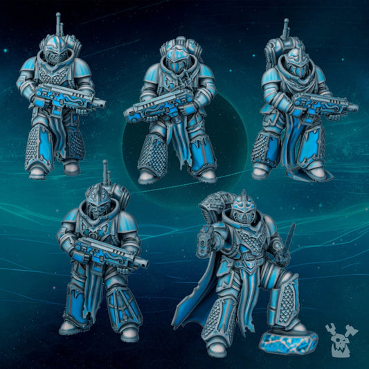 3d Printed Scylla Legion Squad x10 by DakkaDakka Miniatures