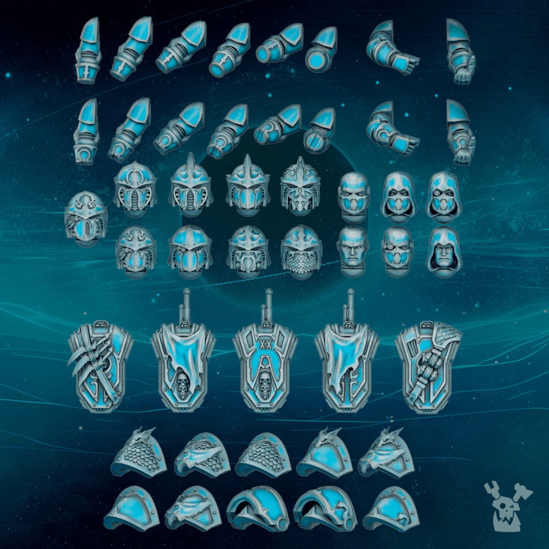 3d Printed Scylla Legion Squad x10 by DakkaDakka Miniatures