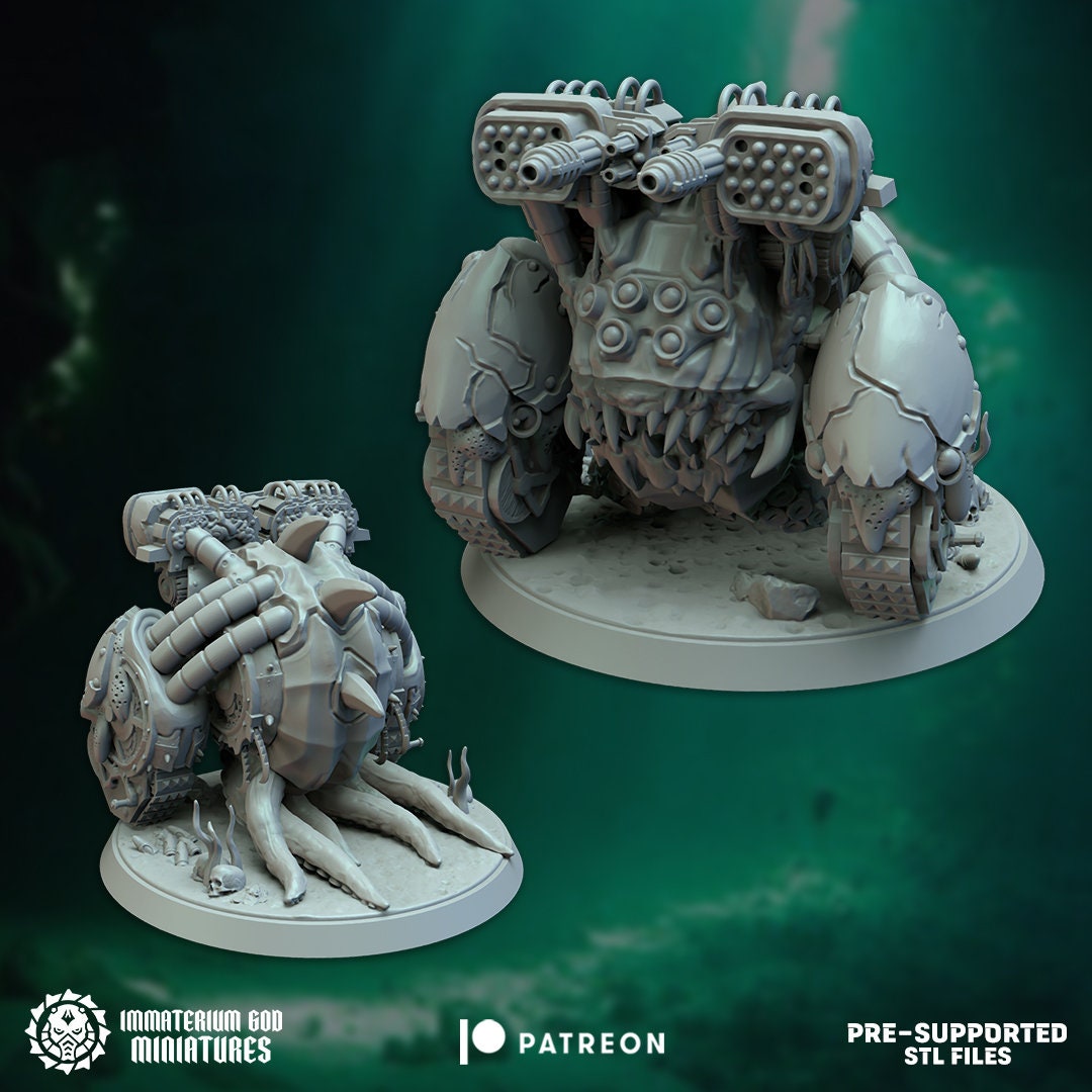 3d Printed Abyssal Spankler by Immaterium God Miniatures