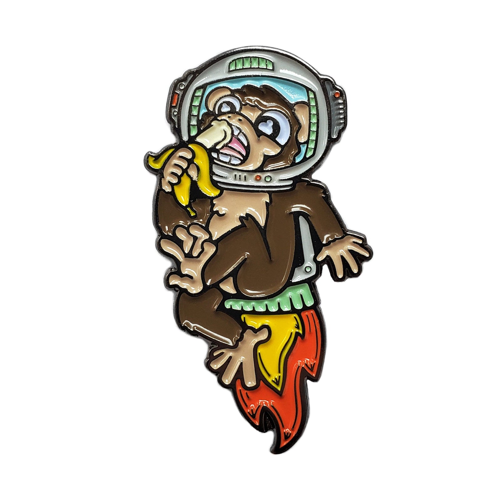 Kolorspun Astronaut Chimp golf ball marker with a space-themed design, perfect for marking golf balls on the course.