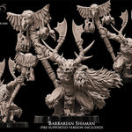 3D printed Barbarian Shaman by Avatars of War
