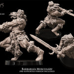 3D printed Barbarian Mercenary by Avatars of War