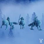 3D Printed Stormbringer Wolfrider Squad x3 by DakkaDakka Mininatures