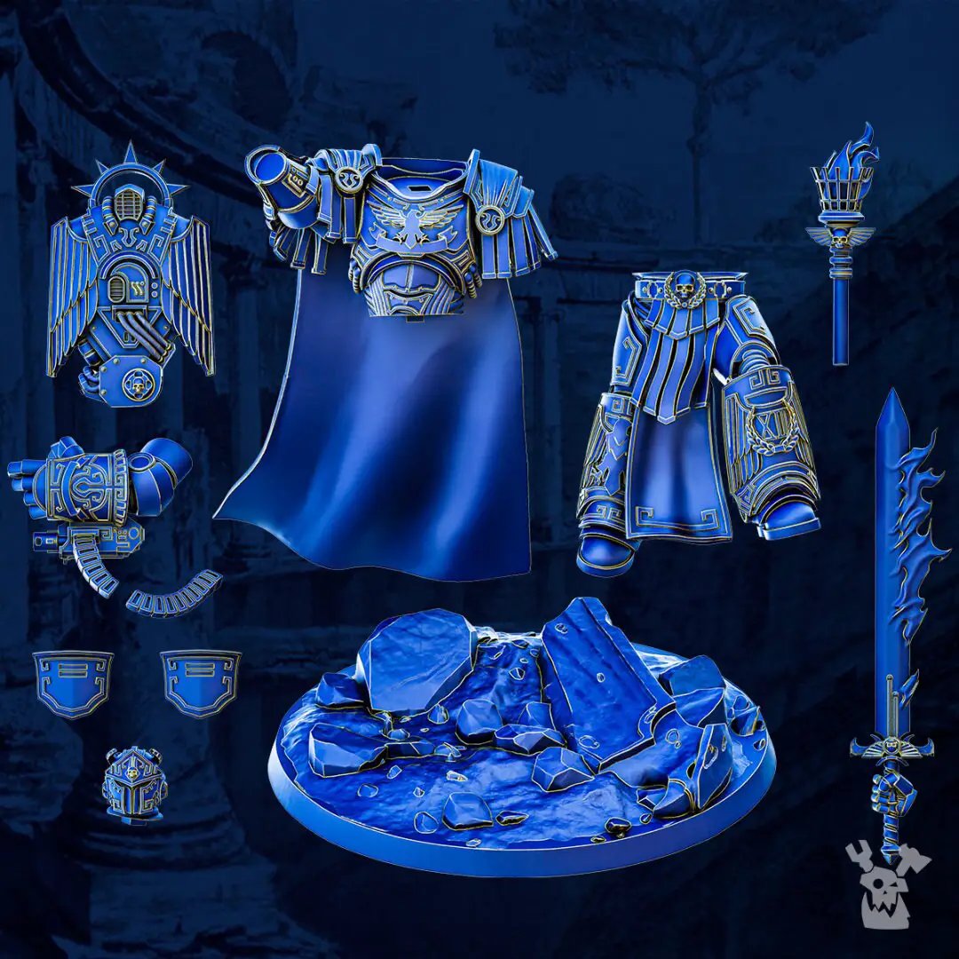 3d Printed Quintus Aexius the Conditor by DakkaDakka Miniatures by Last Hope Miniatures