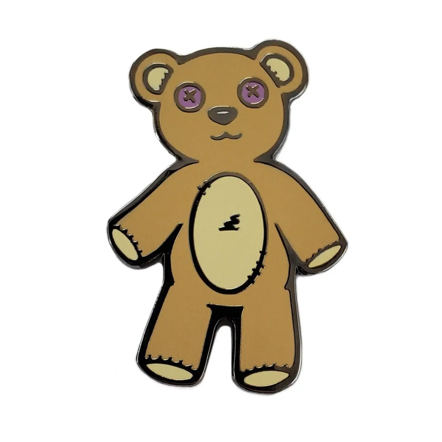 Kolorspun Teddy Bear golf ball marker showing a cute bear design on a round marker for golf accessories.