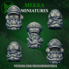 3d Printed Ork Pilot Heads x10 by Mekka Miniatures by Last Hope Miniatures
