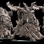 3D Printed Savage Orc Warlord on Warboar by Avatars of War