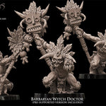 3D printed Barbarian Witch Doctor by Avatars of War