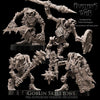3D printed Goblin Skeletons x4 by Avatars of War