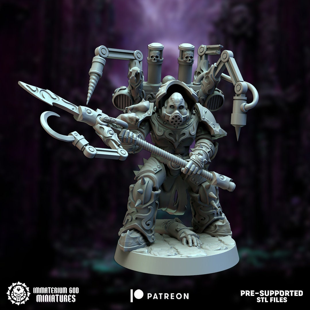 3d Printed Ravager Squad x7 by Immaterium God Miniatures