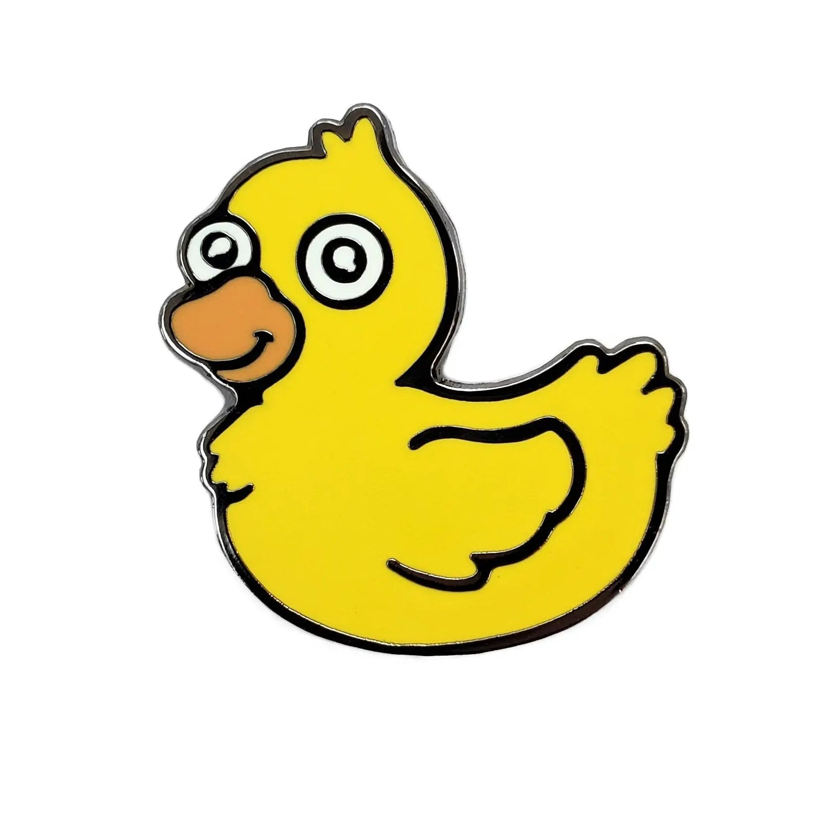 Yellow Duck golf ball marker by Kolorspun featuring a playful duck design for marking golf balls on the course.