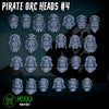 3d Printed Ork Pirate Heads x25 by Mekka Miniatures by Last Hope Miniatures