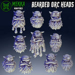 3d Printed Ork Pirate Heads x10 by Mekka Miniatures by Last Hope Miniatures