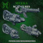 3d Printed Ork Big Guns x4 by Mekka Miniatures by Last Hope Miniatures