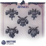 3d Printed Primal Hounds Jetpacks x5 by Greytide Studio by Last Hope Miniatures