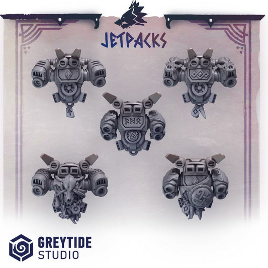 3d Printed Primal Hounds Jetpacks x5 by Greytide Studio