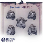3d Printed Primal Hounds Shoulderpads x10 by Greytide Studio by Last Hope Miniatures