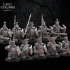 3d Printed Infernal Dwarf Warriors x10 by Lost Kingdom Miniatures