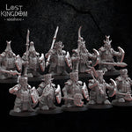 3d Printed Infernal Dwarf Warriors x10 by Lost Kingdom Miniatures
