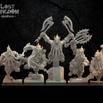 3d Printed Infernal Dwarf Berserkers x5 by Lost Kingdom Miniatures by Last Hope Miniatures