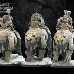 3d Printed Bjorn Knights on Warbears x3 by Lost Kingdom Miniatures