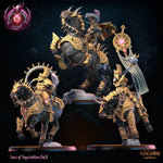 3d Printed Perversion Knights Command Group by Lost Kingdom Miniatures by Last Hope Miniatures