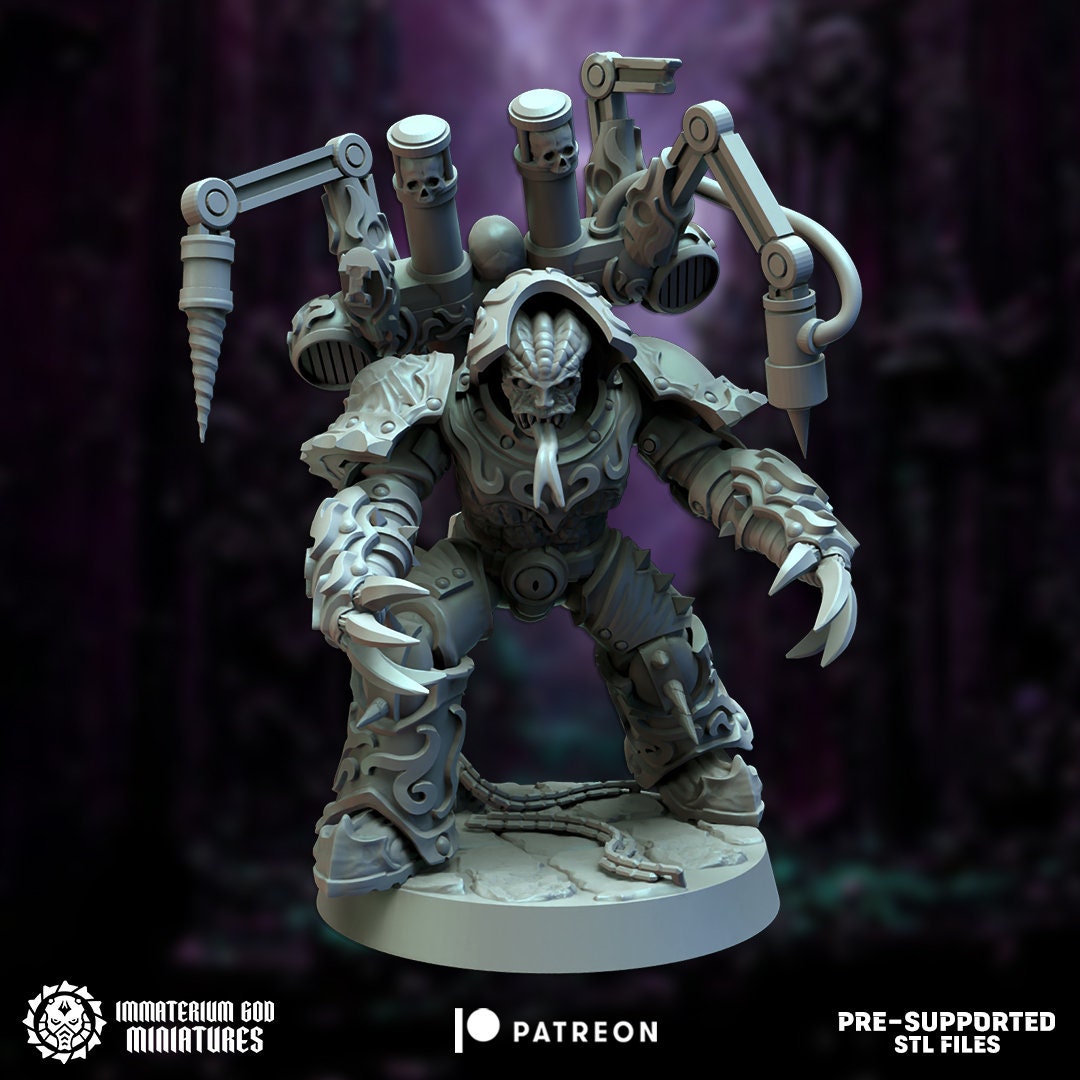 3d Printed Ravager Squad x7 by Immaterium God Miniatures