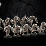 3d Printed Ezocamtl Warrior Unit x10 by Lost Kingdom Miniatures