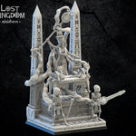 3d Printed Amenophis on Canopic Altar by Lost Kingdom Miniatures