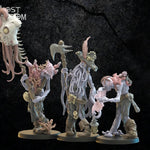 3d Printed Deep Sea Zombie Command Squad by Lost Kingdom Miniatures by Last Hope Miniatures