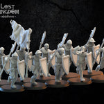 3d Printed Footsoldiers of Mercia x10 by Lost Kingdom Miniatures