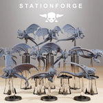 3D Printed Xenarid Flyers x10 by StationForge Miniatures by Last Hope Miniatures