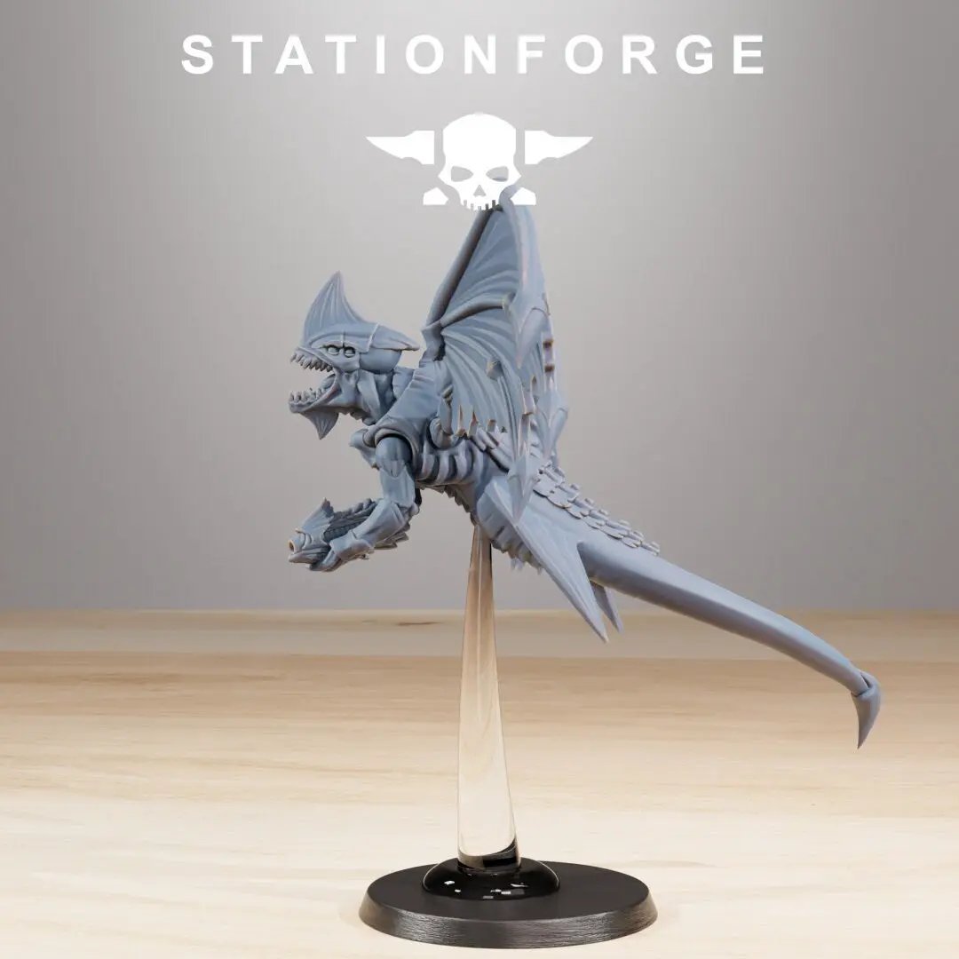 3D Printed Xenarid Flyers x10 by StationForge Miniatures by Last Hope Miniatures