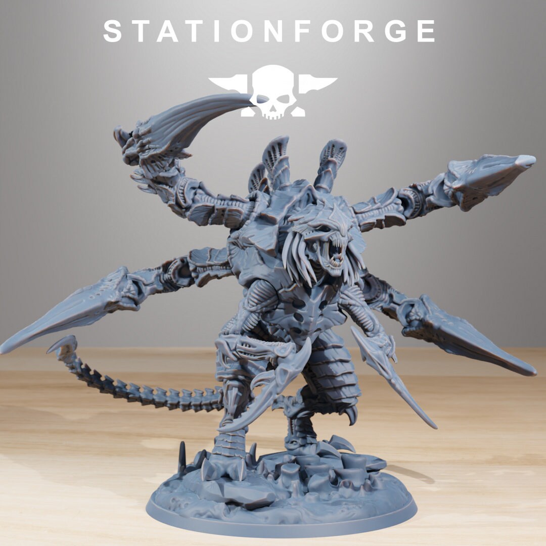 3D Printed Xenarid  Ravager Howler by StationForge Miniatures