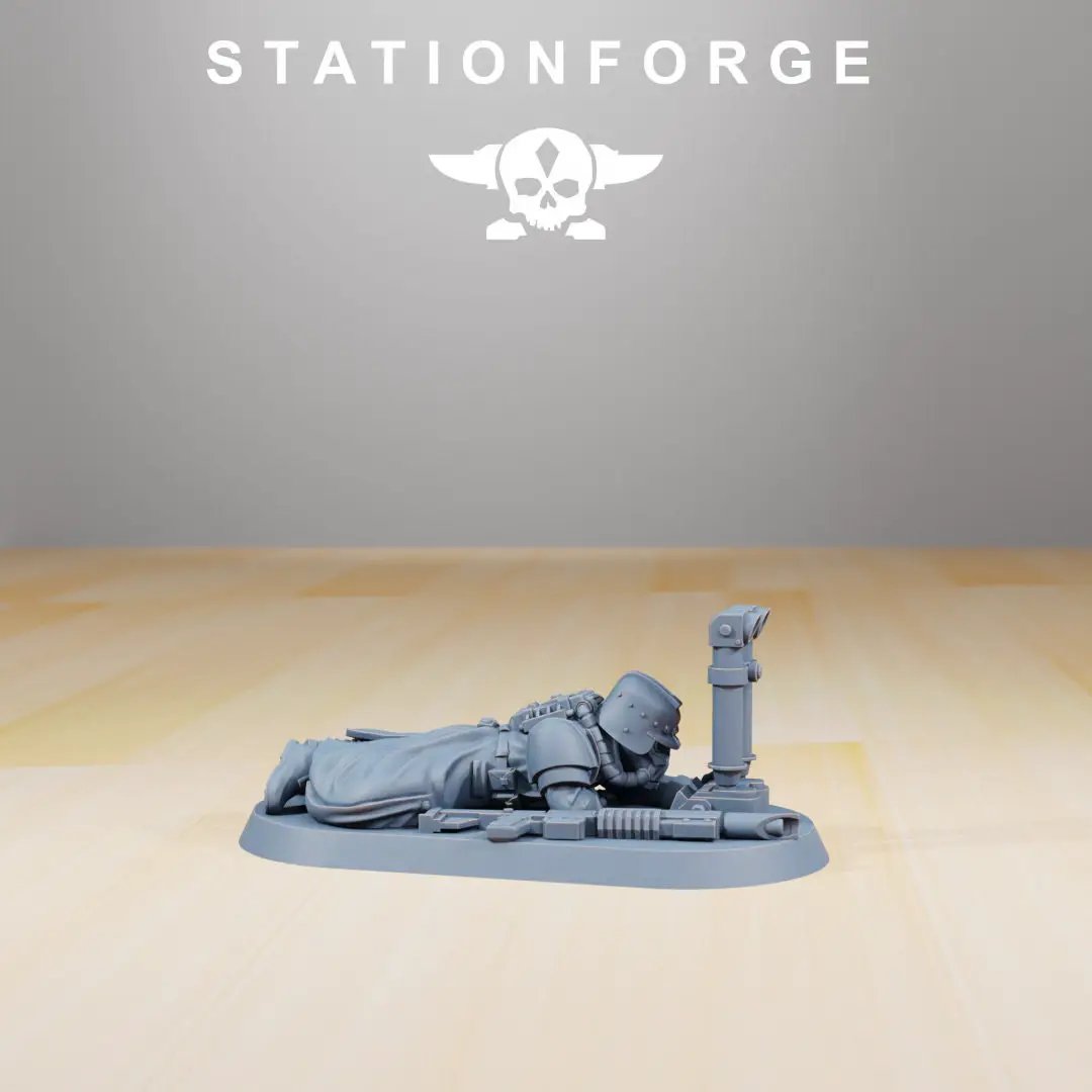 3D Printed GrimGuard Decimators by StationForge Miniatures by Last Hope Miniatures