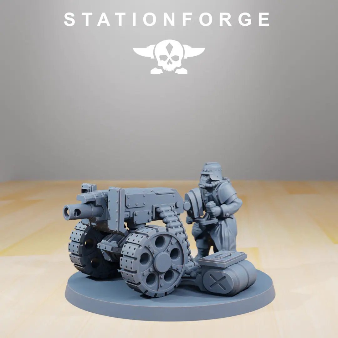3D Printed GrimGuard Decimators by StationForge Miniatures by Last Hope Miniatures